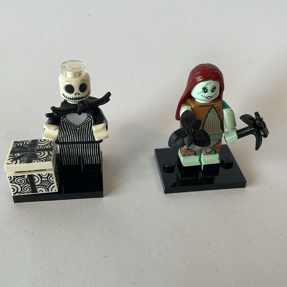 Skeleton Jack & Sally Lego Minifigure Set - Picture 3 of 5